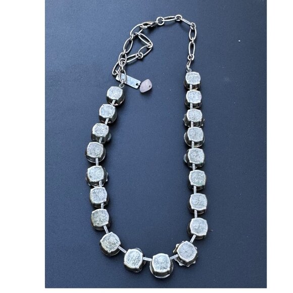 Mariana Pink & Pearl Austrian Crystals Necklace Adj Chain 18-20" Elegant Stateme - Picture 4 of 14